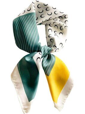 Satin Bandanas Head A12 White Scarf Women Lightweight Silk Hair Wrap Sleep Scarf